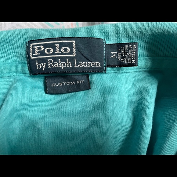 blue ralph lauren cropped polo - Picture 3 of 3